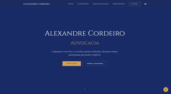 Projeto Alexandre Cordeiro Advogados